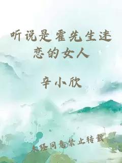 听说是霍先生迷恋的女人